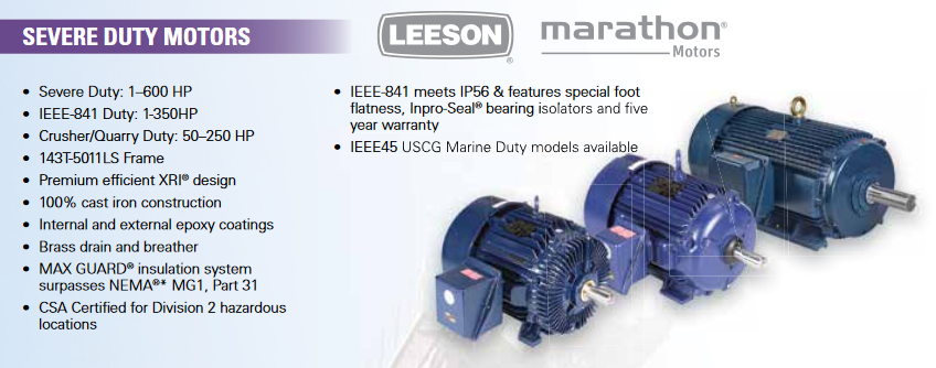 Severe Duty Motors
